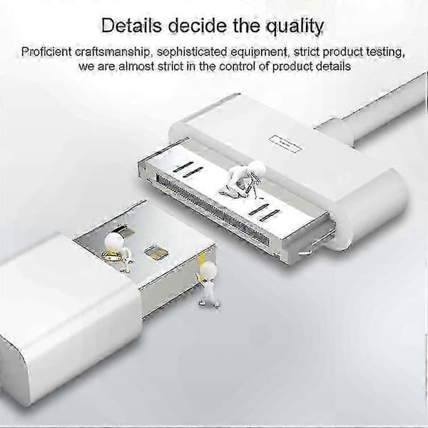1M Opladnings- og Synkroniseringskabel til iPod Touch, Virker med Flere Modeller White