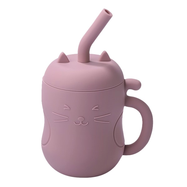 Silikonkopp Borste Mjölkflaska Rengöringsborste Långt skaft Vattenflaskor Rengöringsmedel Glaskopp Rengöringsborste Köksrengöringsverktyg Dark Pink
