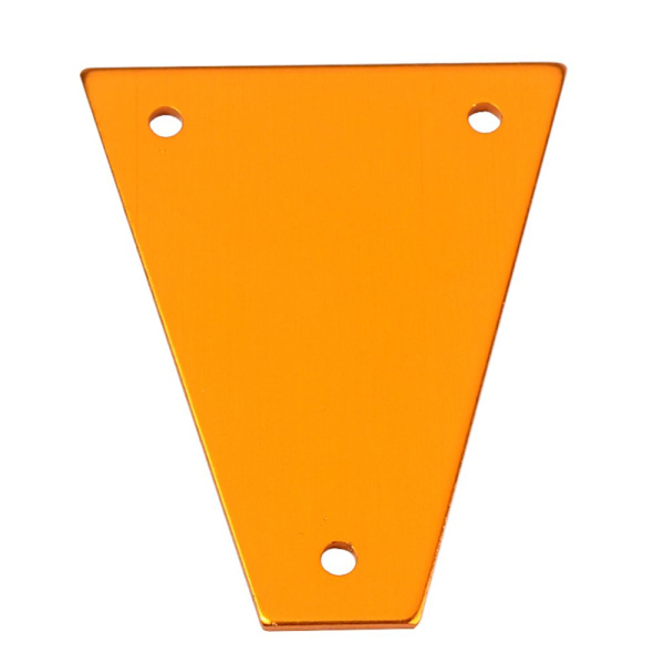 Blank Truss Rod Cover i Aluminiumlegering ACCS för Import Jackson Gitarr - Guld