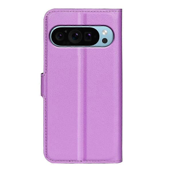 [RM] Litsi-nahkainen puhelinkotelo Google Pixel 9 / 9 Pro -puhelimelle Purple For Google Pixel 9 / 9 Pro