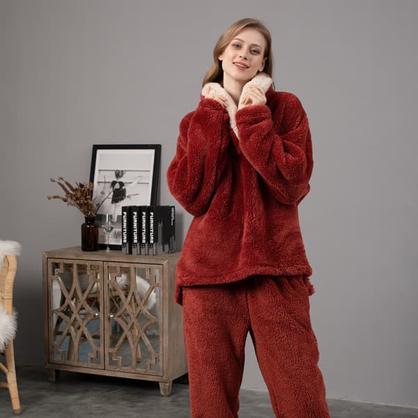 [RM] Vinterpyjamas flanell fortykket grå kosedress - vi