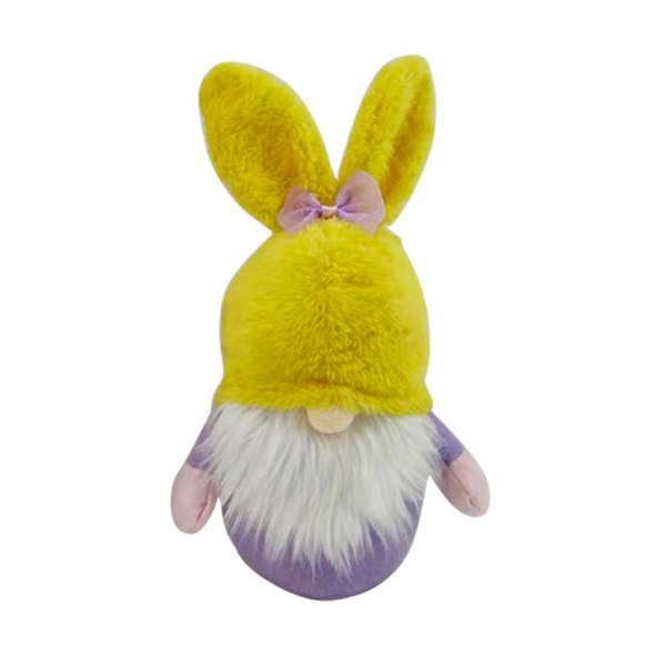 1st Påskhare Tomtar Vårgåva Rum Plysch Ansiktslös Docka Dekorationer Present eierfarben ostern B
