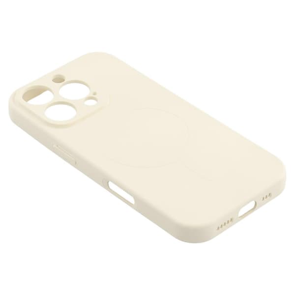 [RM] Til iPhone 16 Pro Cover kompatibelt med MagSafe Stødsikkert TPU Telefoncover - Hvid Multicolor White
