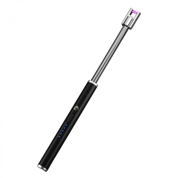 BBQ Ljus Elektrisk Tändare USB Uppladdningsbar Flexibel Lång Tändare Svart