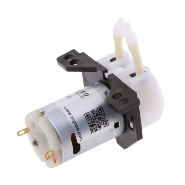 Miniatyr Peristaltisk Dosering Pump och Kontakt för Arduino Lab Vit 24V