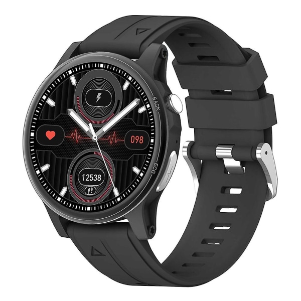 Zl89 1,39" Smart Watch Ecg Puls Blodtrycksmätare Watch Support Al Voice Assistant Black