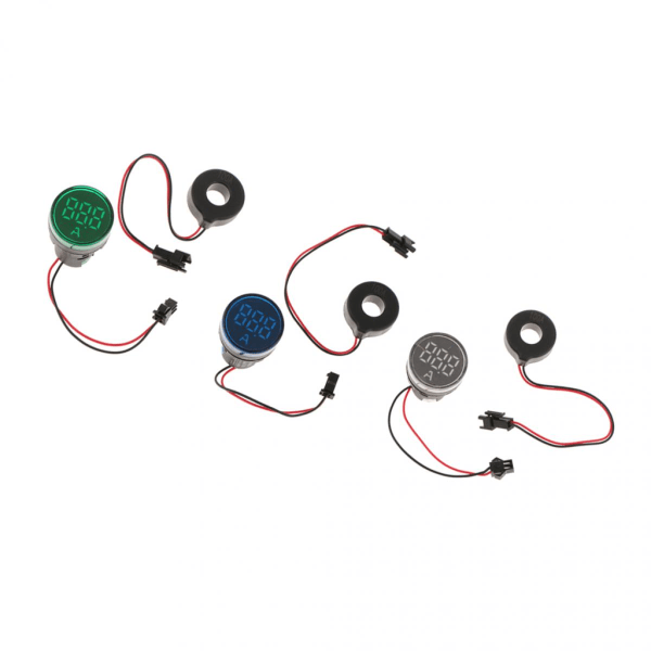 0-100A LED Digital Display Amperemeter Blå