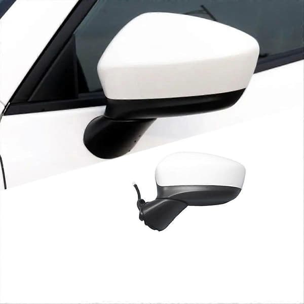 [RM] Udvendigt bakspejl til CX5 CX-5 2012-2015 Elektrisk foldbart med varme 8-pin Left Black  White
