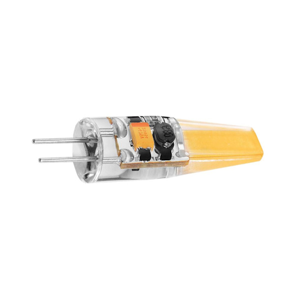 4x G4 3W Dimbar COB LED Lampa 220V Kristall Silikon Lampa 3000K Varm