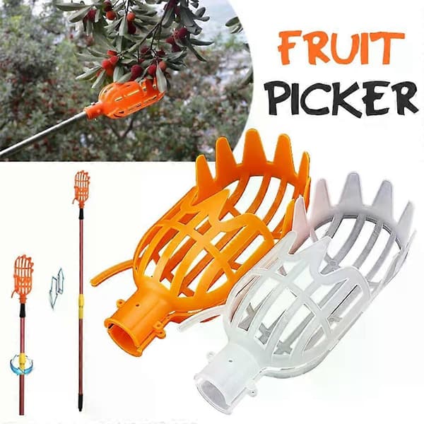 [RM]Fruktplukker i plast uten stang Fruktfanger Hagearbeid Gårdsplukkeverktøy