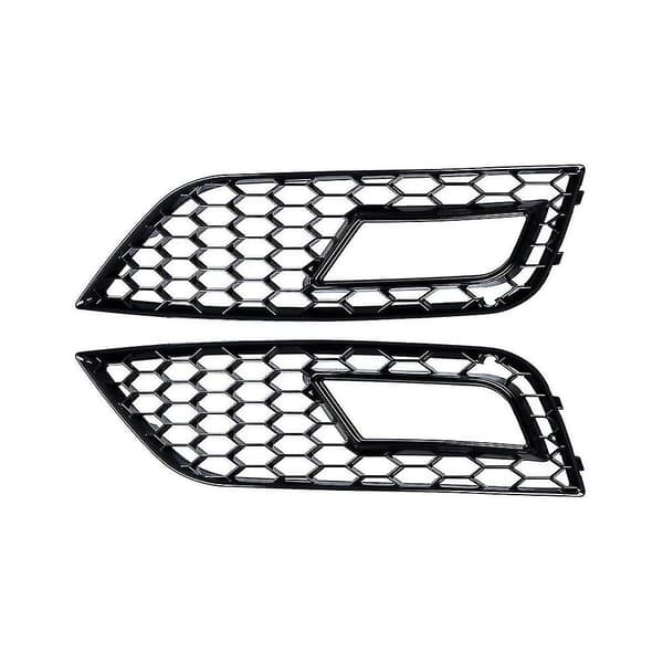 [RM] Honeycomb Mesh Tåkelysramme Grill Luftinntaksgitter Tåkelysgrill Bil For A4 B8.5 2013-2016