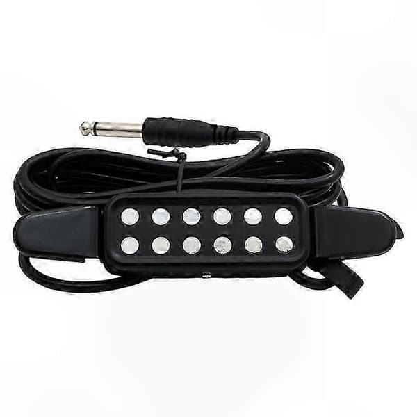 P-102 Akustisk Guitar Lydhul Pickup, 12-Huls Magnetisk Transducer