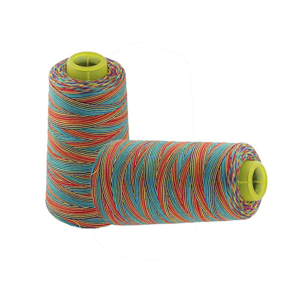 Polyester Symaskinstråd Spole 40s / 2 Flerfärgad