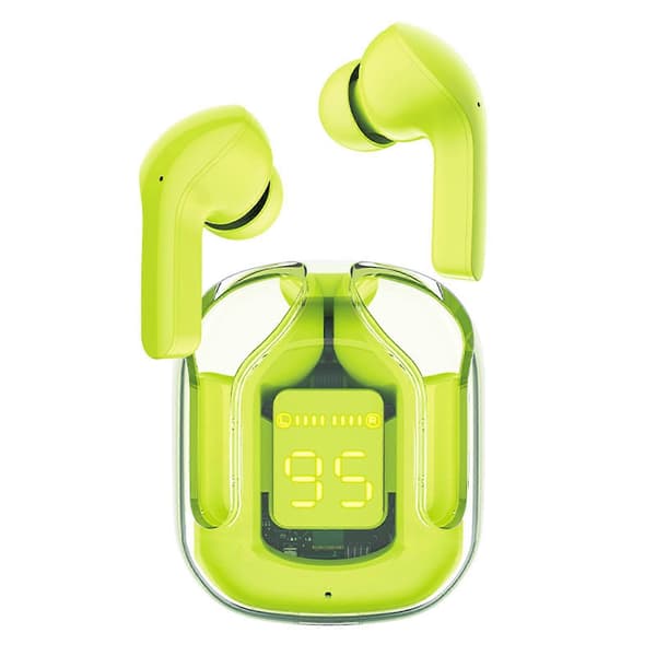Acefast T6 Enc brusreducering Tws Sport fördröjningsfritt spel Bluetooth-headset light blue