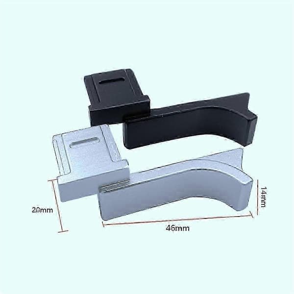 Til Thumb Up Grip Kameramontering Tommelfinger Op Greb Hot Shoe til Leica M10/M11P/M10-P M11 Tilbehør Silver