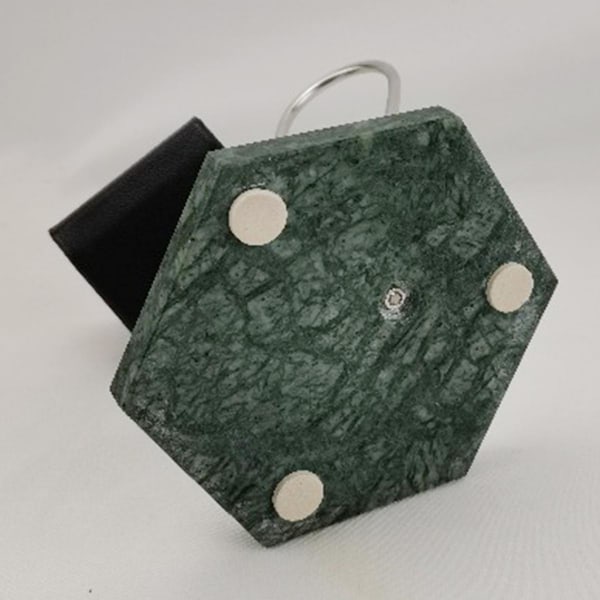 2st Grön Marmor Base Watch Display Stand Hållare Smycken Organizer
