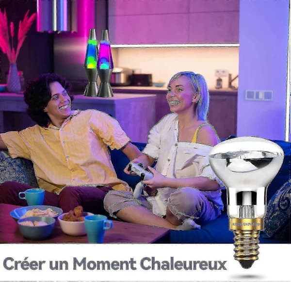 4-pack 25w varmvit reflektorlampa för XC - E14 liten Edison-skruv, idealisk för lavalampor
