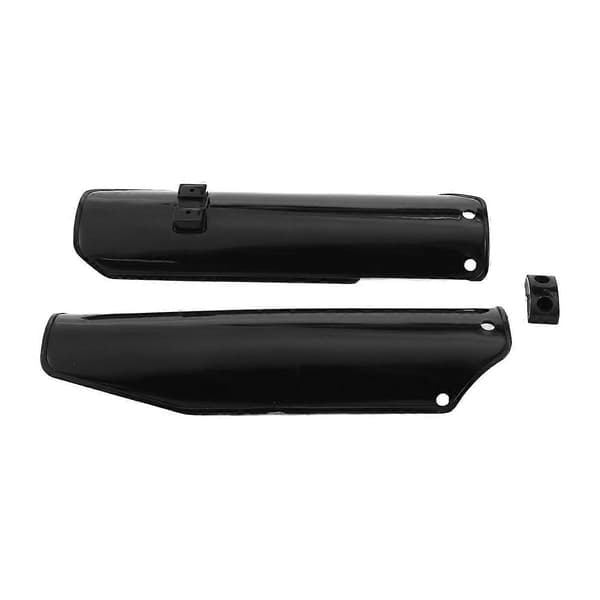1 Pair Pit Dirt Bike Front Fork Shock Absorber Guard Fork Protector for 90Cc 125Cc 140Cc 160Cc Univ black