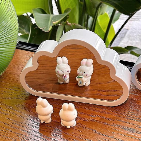 [RM]Cloud Tulip Lampe Bord Nattbordspeil Nattlys Bursdagsgave DIY Materiale purple