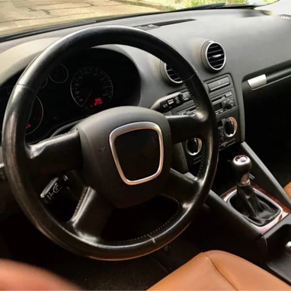 Gear Shift Knob Gear Shift Cover Gaiter Gear Shift Boot for A4 S4 B8 2008-2015 CC 2009 2010 6 Speed
