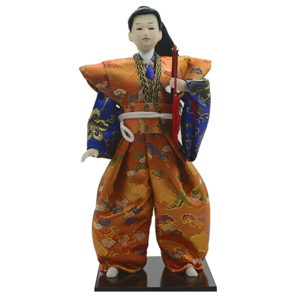 japansk samuraj konsthantverk humanoid docka hemkontorsdekor present b