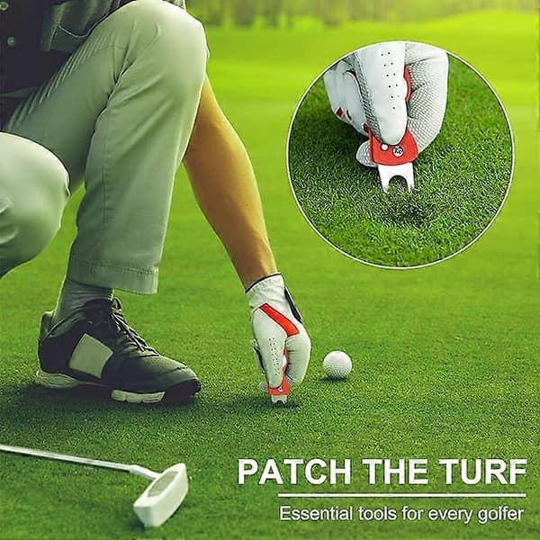 3 kpl golfdivotin korjaustyökalu, taitettava golfhaarukka