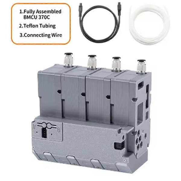 BMCU 370C AMS Lite til Lab A1 Mini 3D-dele Hall-sensor Tovejs buffering Open Source Auto Refill Farm AMS MMU Silver gray