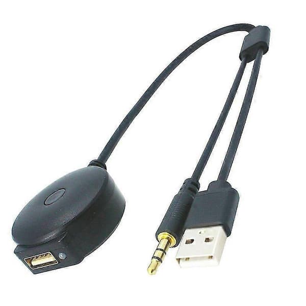 Luxora Bluetooth Aux Adapter Bilmodtager Trådløs USB Audio Adapter Bilsæt