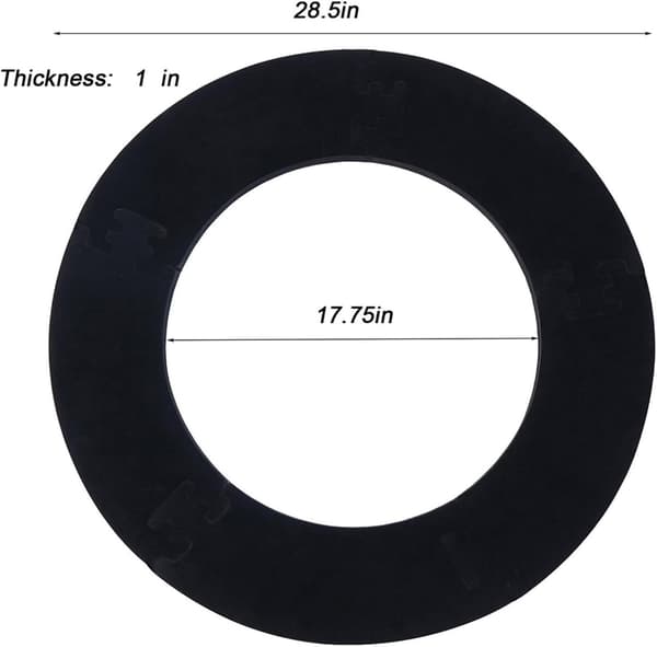 Dart Surround, Dartboard Protection Ring, 45 cm Dart Catch Ring Surround, Wall Protector Dartboard for Basement, Men's Room, Bar, Garage, Classroom