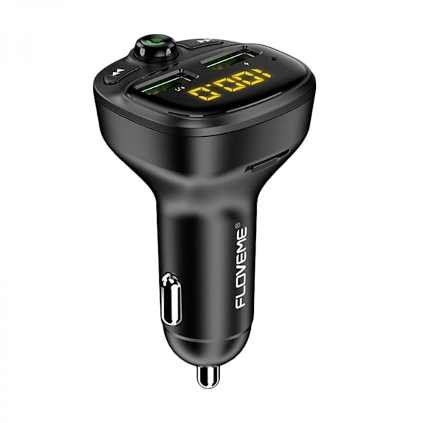 USB Billaddare Bluetooth V5.0 FM-sändare QC3