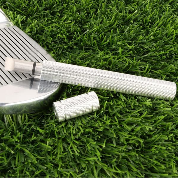 Groove Sharpener, Groove Tool and Cleaner for Wedges and Irons - Generates Optimal Backspin - Suitable for U and V Grooves Silver