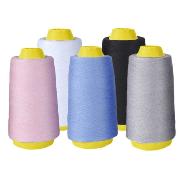 Set med 10 Polyester Sytrådar för Handsömnadsmaskin