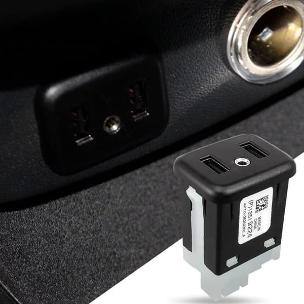 [RM]AUX Interface USB Port Replacement 13519224 13509942 Auto Dual USB Port