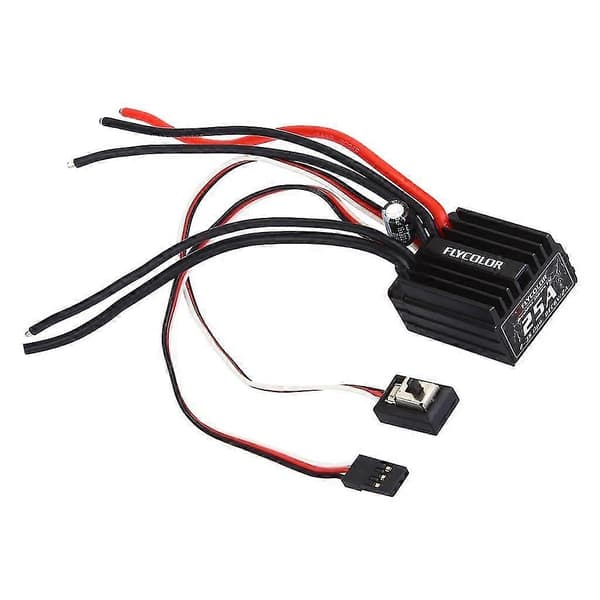 [RM]1x Flycolor Waterproof 25a Brushless Esc Rc Car Electronic Speed Controller - Perfect