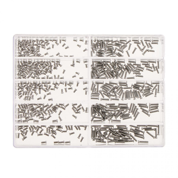 Reparationsverktyg för Klockor Självgängande Rostfria Stålskruvar 1.6mm-6mm