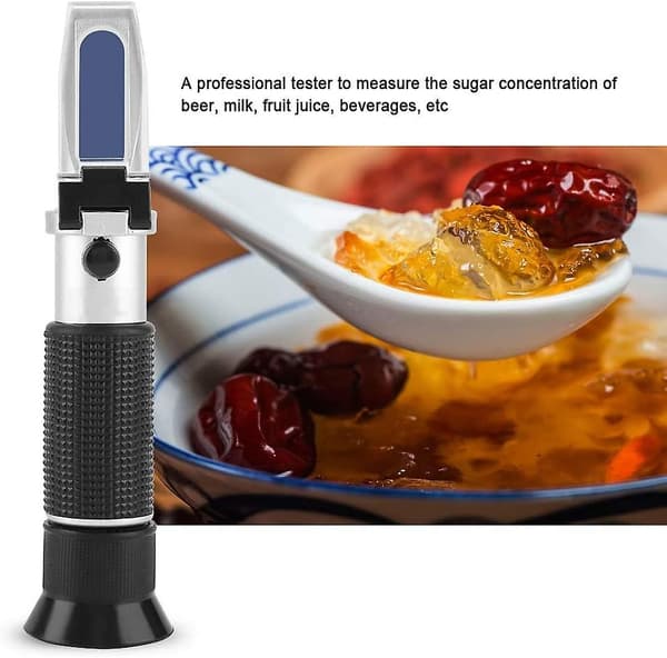 Brix Sukkerrefraktometer Bærbart Refraktometer 0~32% Område til Måling af Sukkerindhold i Honning, Marmelade, Juice, Drikkevarer og Vin