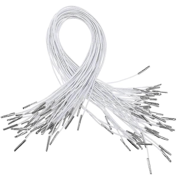 50 stk. elastiske snore til hatte, elastiske snore til tøj, DIY elastiske snore til masker