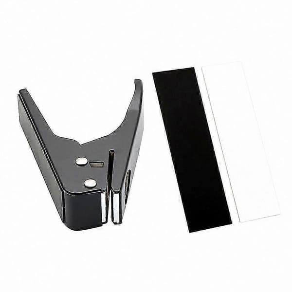 Gitarplekterstanseverktøy med 2 plastark for tilpassede DIY-plektere Black