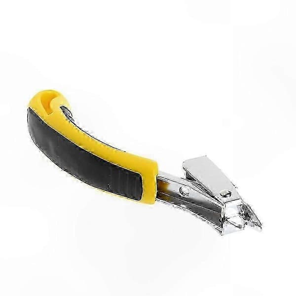 Holdbar polstringshæftefjerner og sømfjerner til professionel brug håndværktøj Black  Yellow  Silver