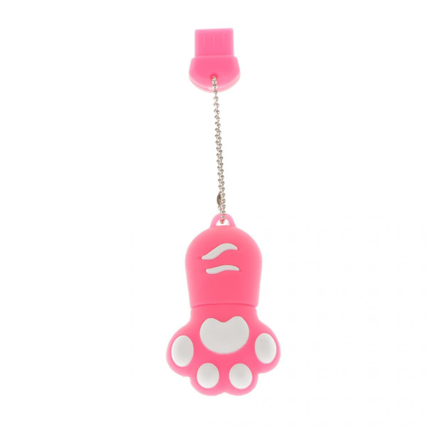 USB-minne Söt Tassform Rosa USB 2.0 Tum Flash Disk U-enhet 64GB