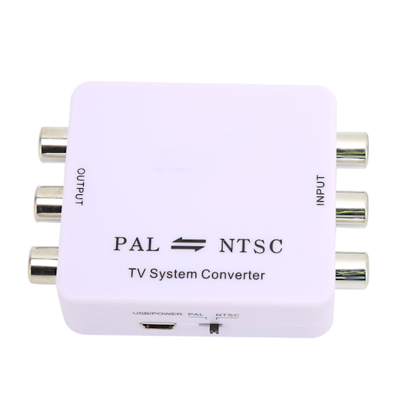 [RM]PAL/NTSC Format Converter Mini PAL NTSC Mutual Conversion Adapter for DVD Player/Recorder and Various TV Systems