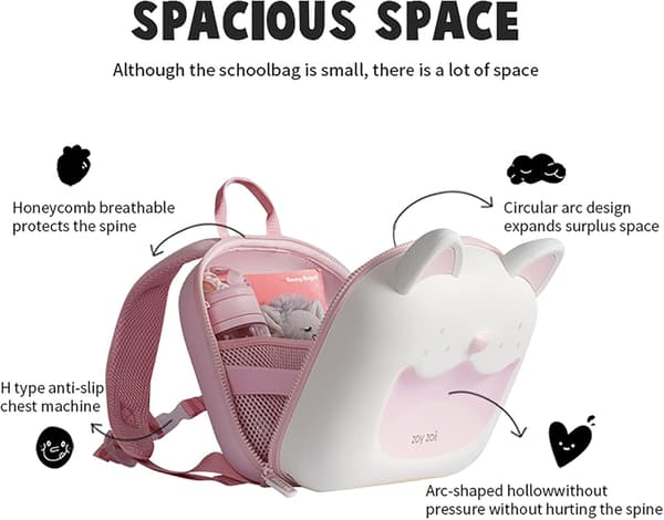 [RM] Cute Animal Kids Backpack, Children's Backpack, Preschool Backpack M