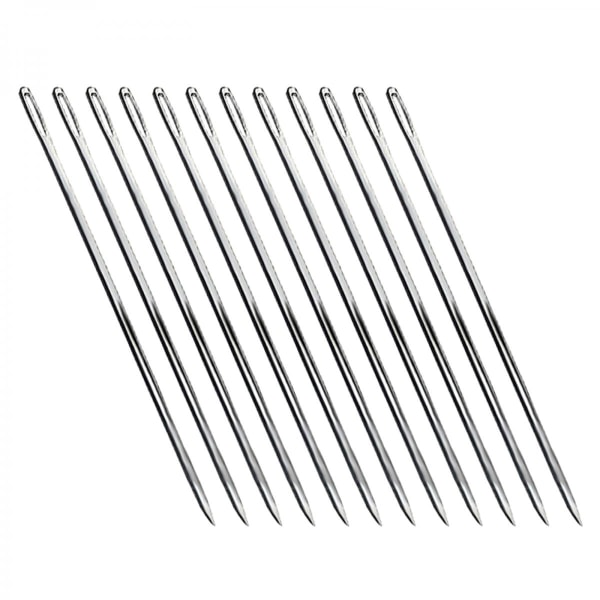 12 st kraftiga peruknålar 6 cm raka nålar set för stickning Sy peruker Modelleringsverktyg