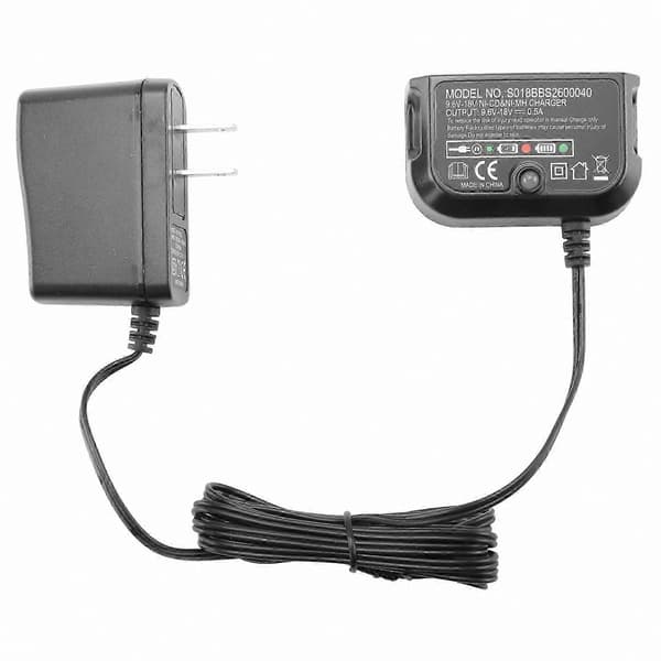 Black & Decker 9.6V-18V Batterioplader Erstatning for A12, HPB-serien, US-stik Black
