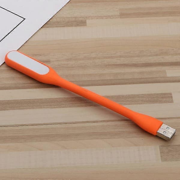 Bærbar USB LED Laptoplampe PVC Nattleselys Boklys Barn Leselys i Seng
