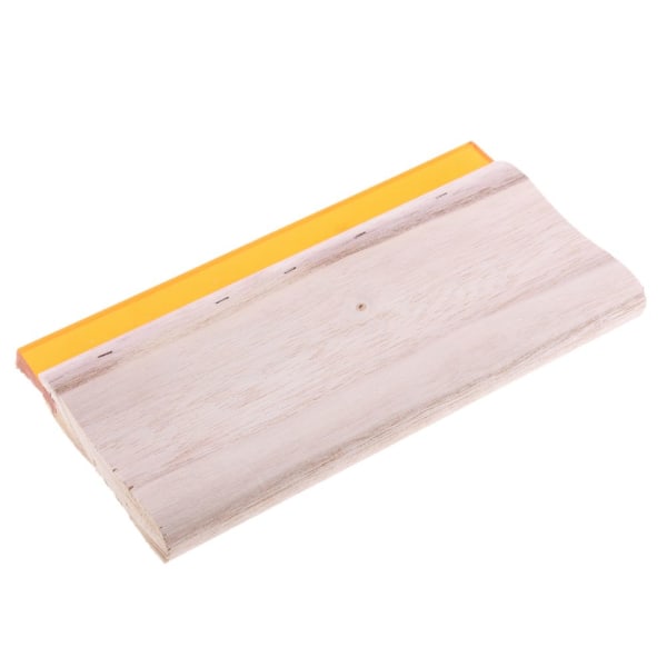 Schablontryck Gummiskrapa Träbearbetning Färg Hyvelblad 20cm 70°
