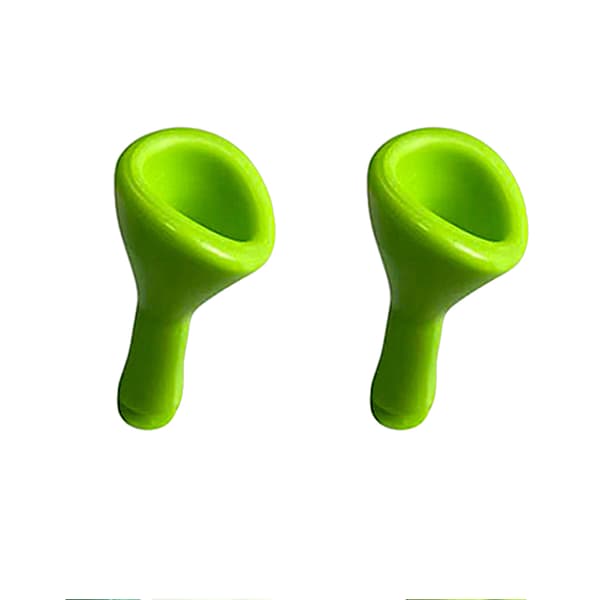 Shrek Öra Croc Träskor DIY Tillbehör 3D Blomma Skospänne Ljusgrön Liten 2 Delar[RM]
