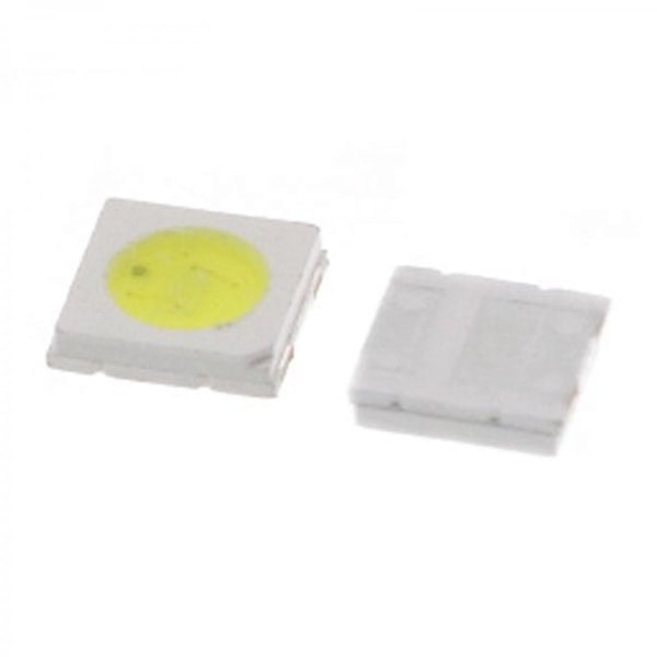 100 stycken 3535 Cool White SMD LED Diode Lights Ytmonterad Chip 6V