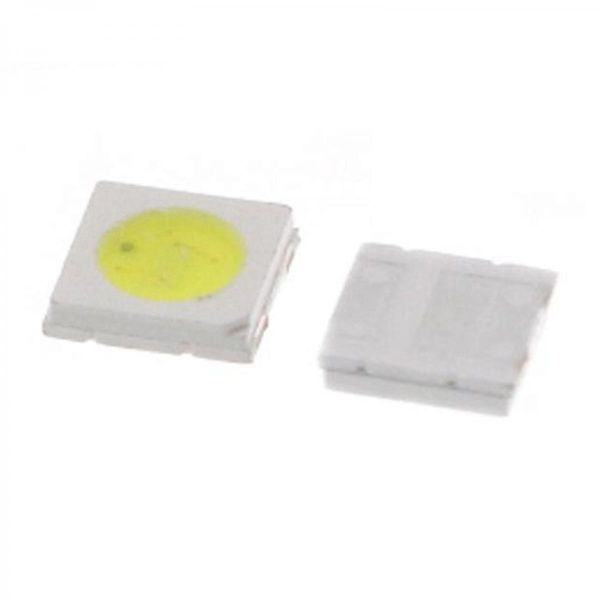 100 Stycken 3535 Kallvit SMD LED Diod Lampor Ytmonterad Chip 6V