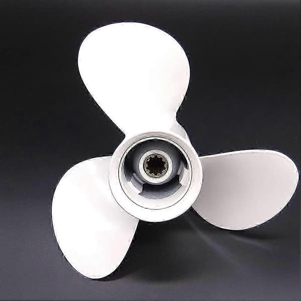 Udenbords propel til 20 hk 25 hk 9 7/8X12 bådmotor, 3 blade 10 spline White